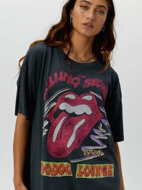 Rolling Stones Voodoo lounge tee - Vintage Black size: M (oversized)